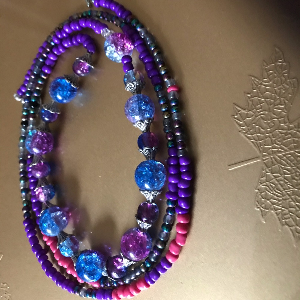 Waist beads anklets and earrings